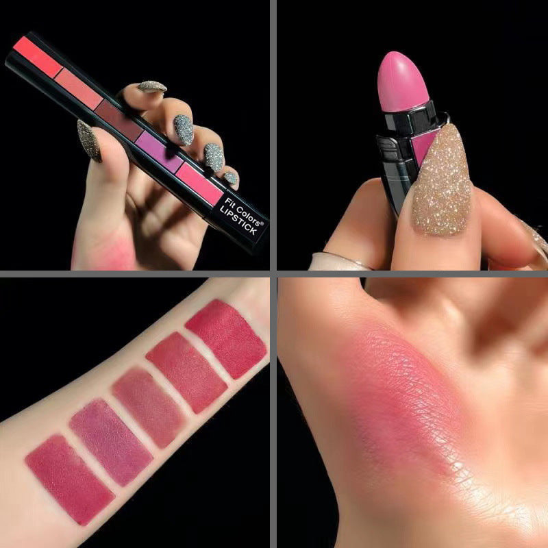 5 in 1 Long Lasting Matte Lipstick