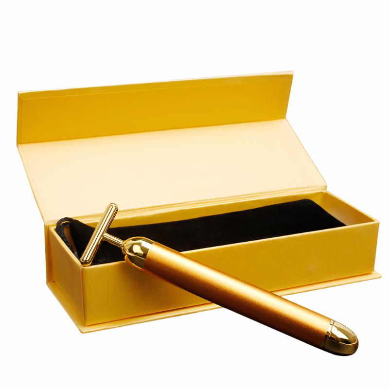 24K Gold Vibrating Face Roller
