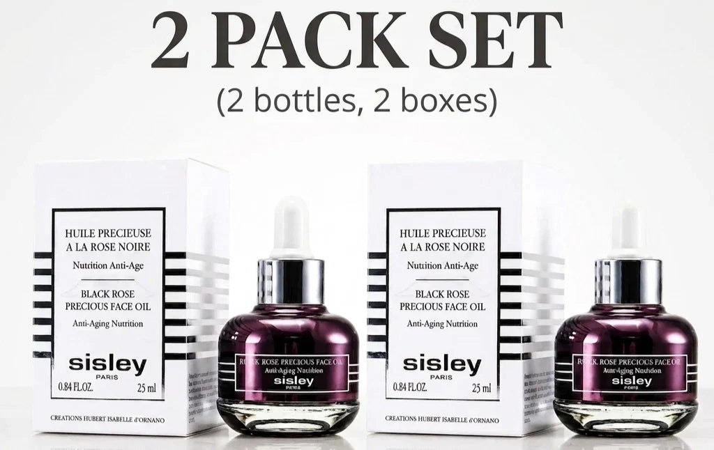 Sisley Black Rose Precious Face Oil – 0.84 oz / 25 mL – Pack of 2 – Brand New