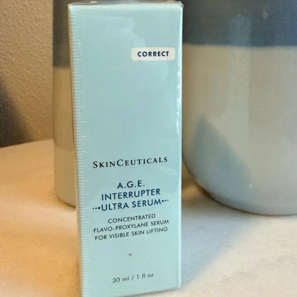 SkinCeuticals A.G.E. Interrupter Ultra Serum 1oz Full Size Pack of 2 Sealed