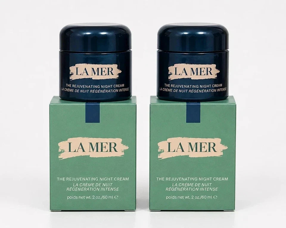2 PACK La Mer The Rejuvenating Night Cream 2 fl. oz/60ml factory Sealed Pack NIB