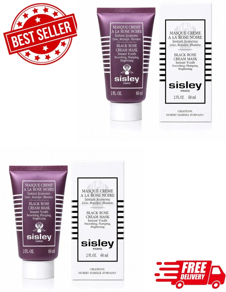 2pack Sisley Black Rose Cream Mask Instant Youth - 60ml/2oz